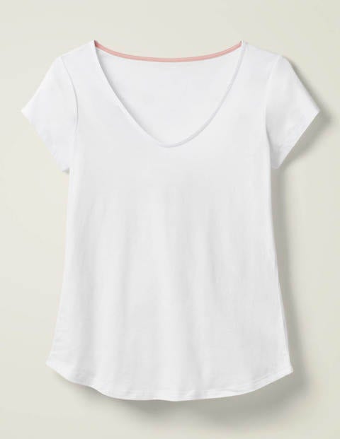 Supersoft Cap Sleeve Tee - White Supersoft Cap Sleeve Tee - White