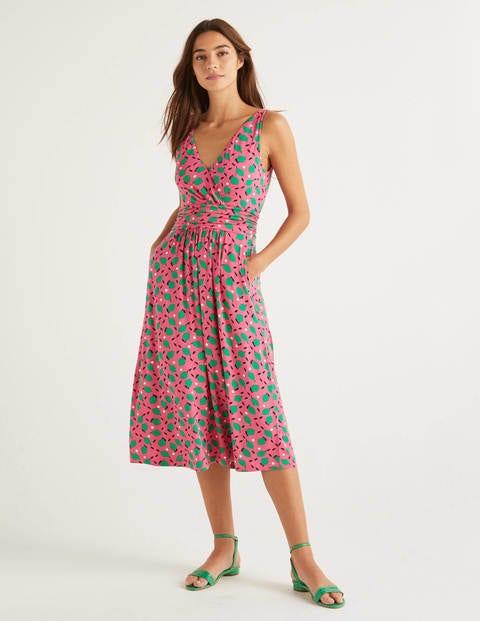 Effie Jersey Dress - Bright Camellia, Lemon Fruit Effie Jersey Dress - Bright Camellia, Lemon Fruit