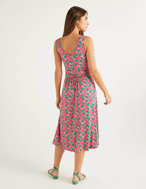Effie Jersey Dress - Bright Camellia, Lemon Fruit Effie Jersey Dress - Bright Camellia, Lemon Fruit