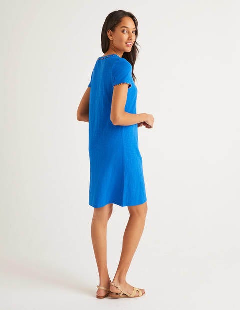 Charlie Jersey T-Shirt Dress - Bold Blue Charlie Jersey T-Shirt Dress - Bold Blue