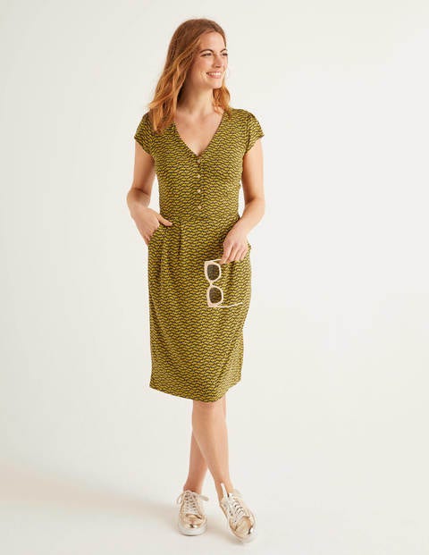 Alberta Jersey Dress - Tuscan Sun, Pretty Petal Alberta Jersey Dress - Tuscan Sun, Pretty Petal