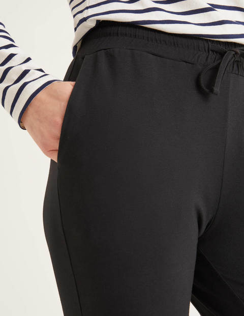 Cuffed Jersey Joggers - Black Cuffed Jersey Joggers - Black