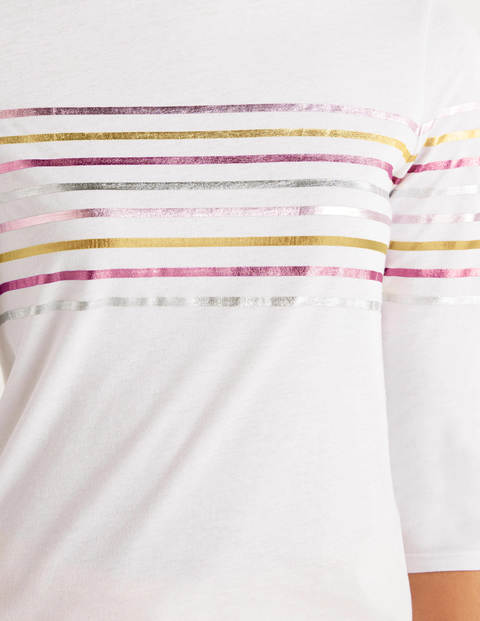 Dolores Jersey Breton - White/Multi Foil Dolores Jersey Breton - White/Multi Foil