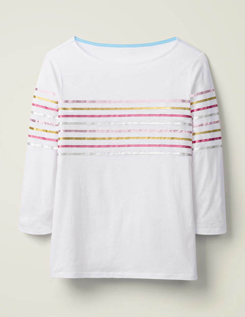 Dolores Jersey Breton - White/Multi Foil Dolores Jersey Breton - White/Multi Foil