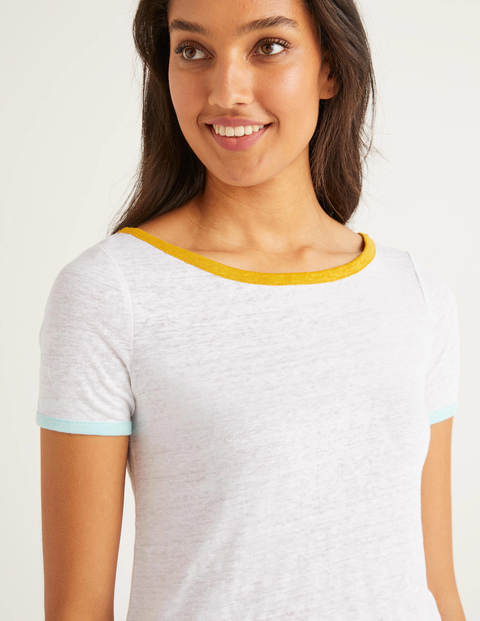 T-shirt Cornelia en lin - Blanc T-shirt Cornelia en lin - Blanc