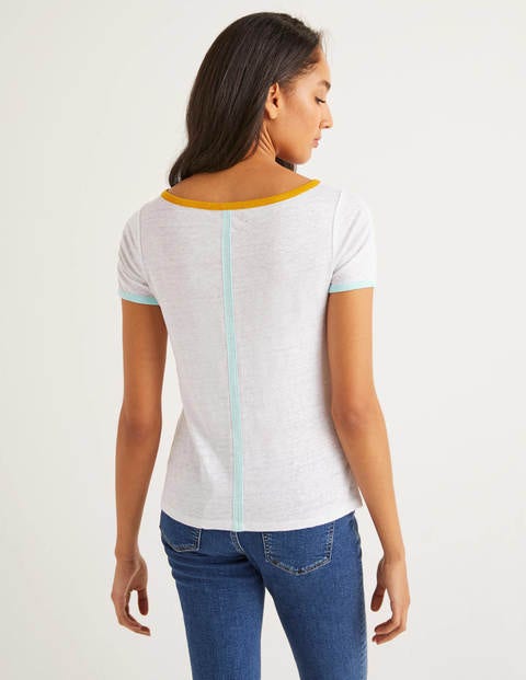 T-shirt Cornelia en lin - Blanc T-shirt Cornelia en lin - Blanc