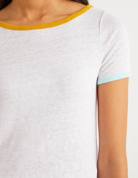 Cornelia Linen Tee - White Cornelia Linen Tee - White
