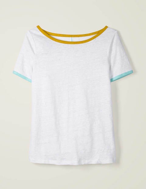 T-shirt Cornelia en lin - Blanc T-shirt Cornelia en lin - Blanc