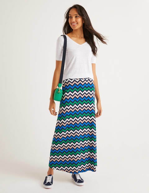 Serena Scallop Trim Linen Tee - White Serena Scallop Trim Linen Tee - White