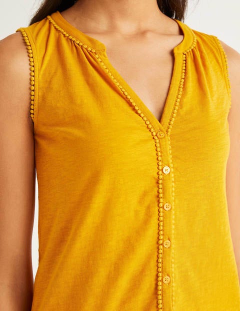 Dara Pompom Jersey Shirt - Tuscan Sun Dara Pompom Jersey Shirt - Tuscan Sun