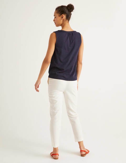 Dara Jerseyhemd mit Bommeln - Navy Dara Jerseyhemd mit Bommeln - Navy