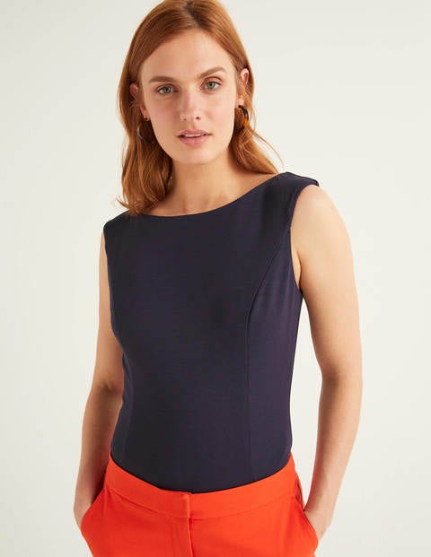 Ettie Ponte Top - Navy Ettie Ponte Top - Navy