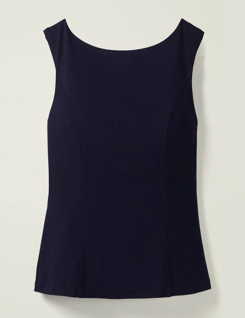 Ettie Ponte Top - Navy Ettie Ponte Top - Navy
