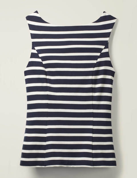 Ettie Ponte Top - Navy/Ivory Ettie Ponte Top - Navy/Ivory