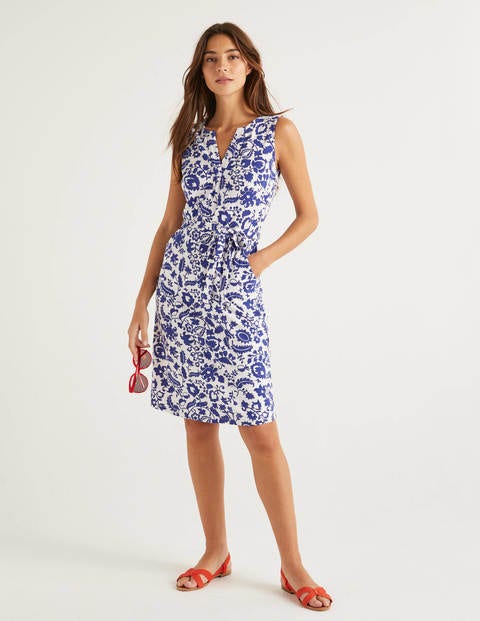 Boden Blue Floral Dress Online Shop, UP ...