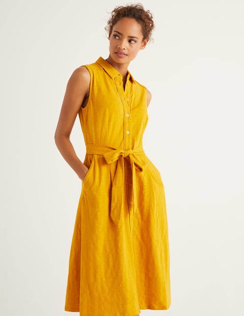 yellow shirt dresses