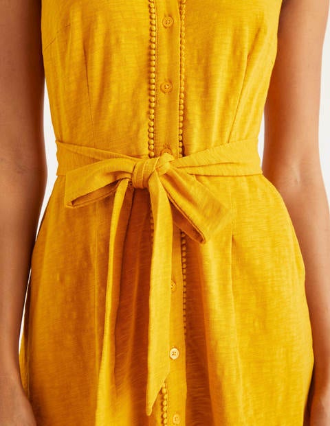 Rhoda Trim Jersey Shirt Dress - Tuscan Sun Rhoda Trim Jersey Shirt Dress - Tuscan Sun