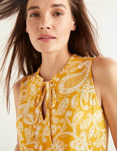 Robe midi Eliza en jersey - Soleil toscan, motif Spotty Paisley Robe midi Eliza en jersey - Soleil toscan, motif Spotty Paisley