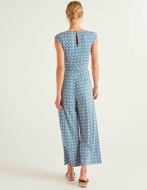 Corinne Jersey-Jumpsuit - Petrol, Diamanttropfen Corinne Jersey-Jumpsuit - Petrol, Diamanttropfen
