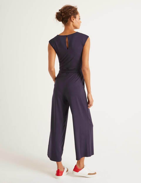 Corinne Jersey Jumpsuit - Navy Corinne Jersey Jumpsuit - Navy