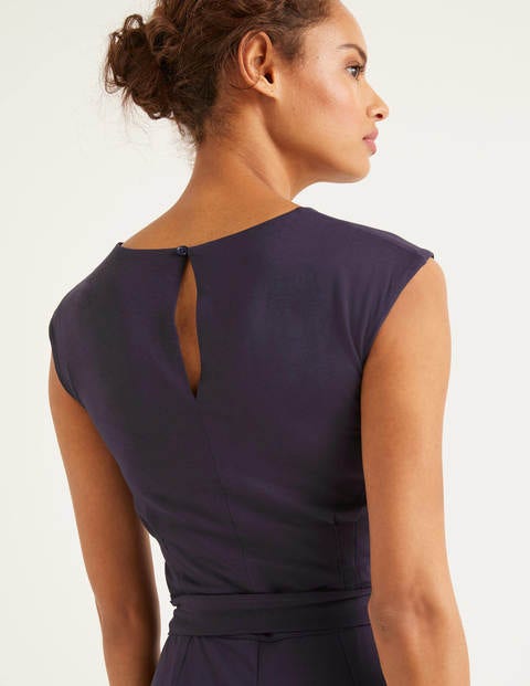 Corinne Jersey Jumpsuit - Navy Corinne Jersey Jumpsuit - Navy