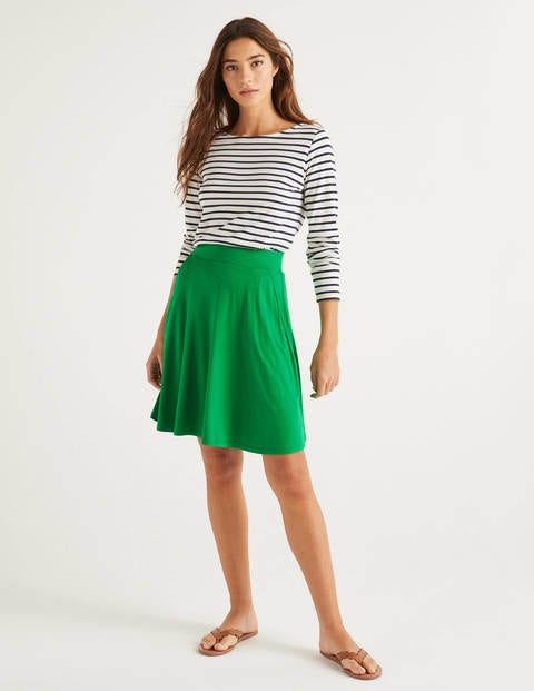 Edie Jersey Skirt - Rich Emerald Edie Jersey Skirt - Rich Emerald