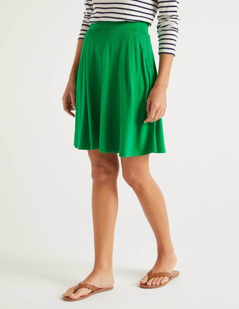 Edie Jersey Skirt - Rich Emerald Edie Jersey Skirt - Rich Emerald