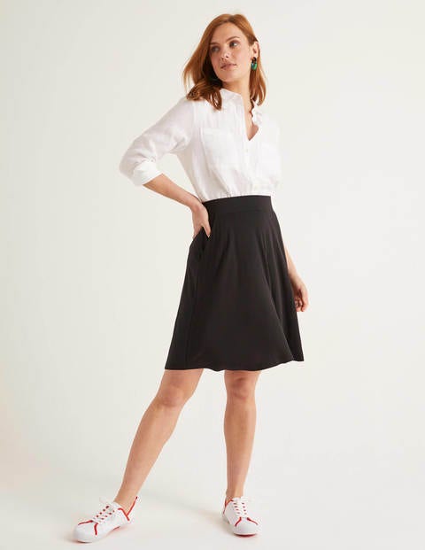Jupe Edie en jersey - Noir Jupe Edie en jersey - Noir