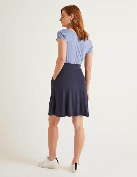 Edie Jersey Skirt - Navy Edie Jersey Skirt - Navy
