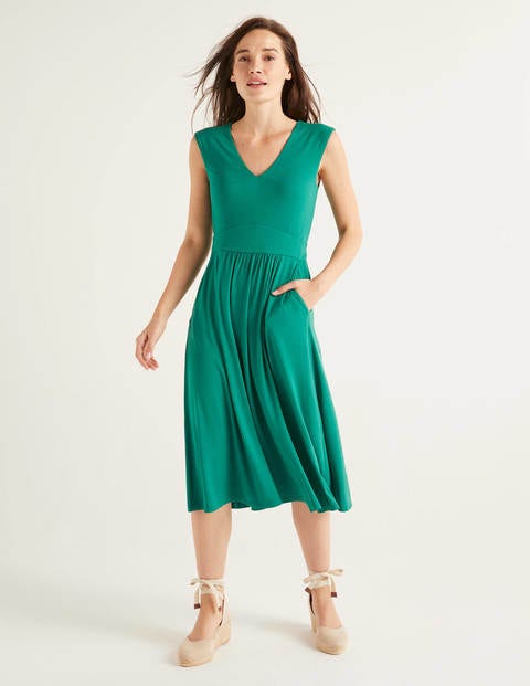 Odilie Jerseykleid - Waldgrün Odilie Jerseykleid - Waldgrün