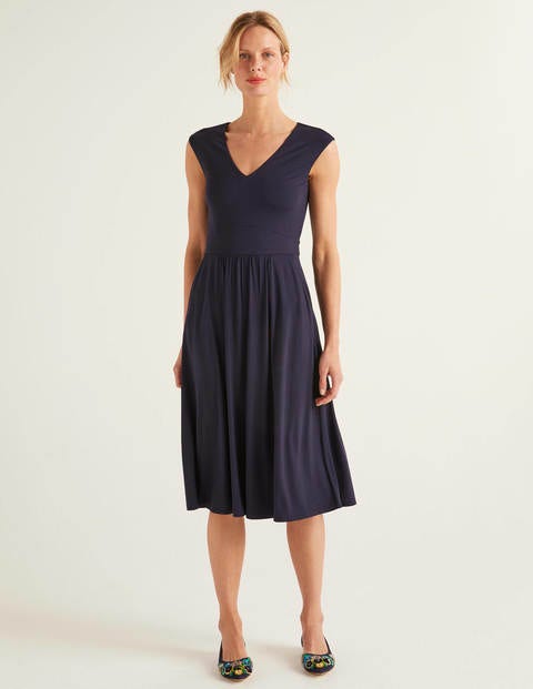 Robe Odilie en jersey - Bleu marine Robe Odilie en jersey - Bleu marine