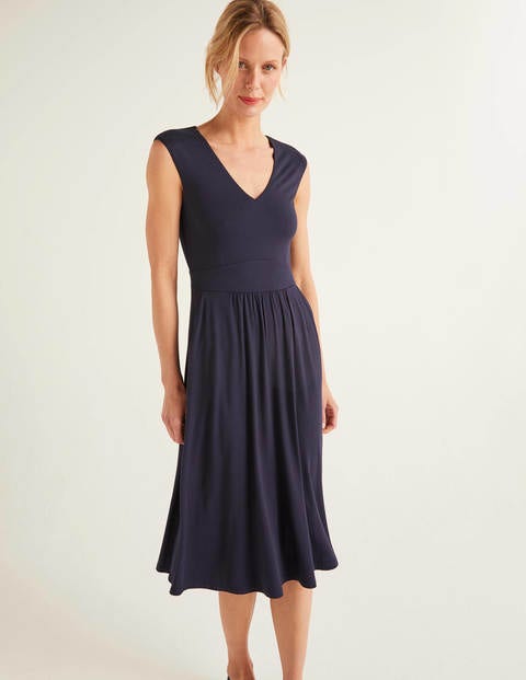 Robe Odilie en jersey - Bleu marine Robe Odilie en jersey - Bleu marine