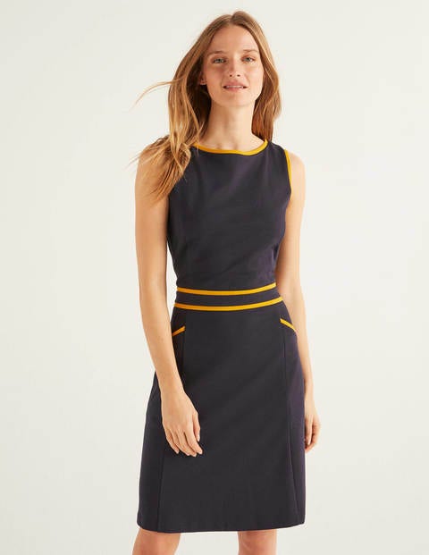 Sabrina Ponte Shift Dress - Navy Sabrina Ponte Shift Dress - Navy