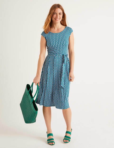 Esmeralda Jersey Dress - Forest, Facade Small Esmeralda Jersey Dress - Forest, Facade Small