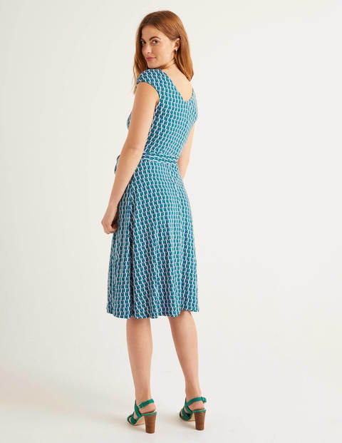 Esmeralda Jersey Dress - Forest, Facade Small Esmeralda Jersey Dress - Forest, Facade Small