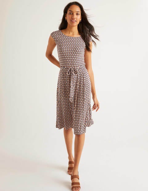 Esmeralda Jersey Dress - Milkshake, Facade Small Esmeralda Jersey Dress - Milkshake, Facade Small