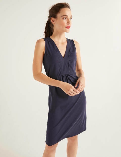 Eden Jersey Dress - Navy Eden Jersey Dress - Navy