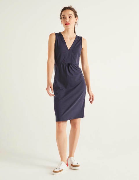 Eden Jersey Dress - Navy Eden Jersey Dress - Navy