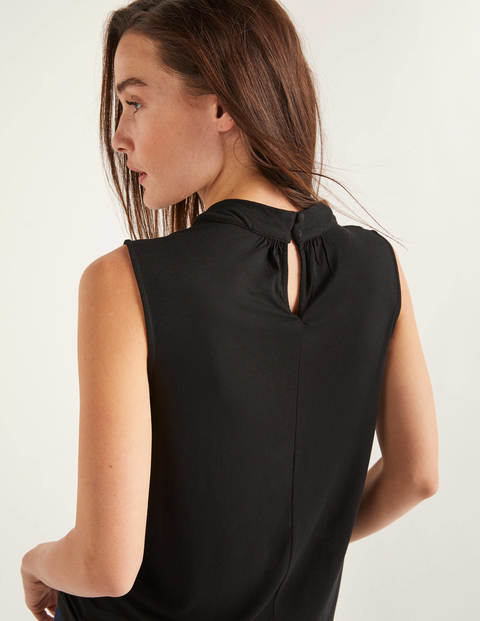 Thomasina High Neck Top - Black Thomasina High Neck Top - Black
