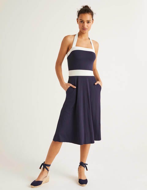 Santorini Jersey Dress - Navy Santorini Jersey Dress - Navy