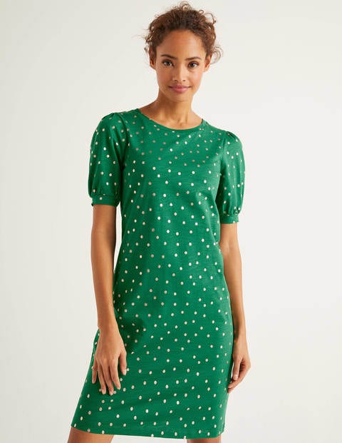 green spot shirt dress