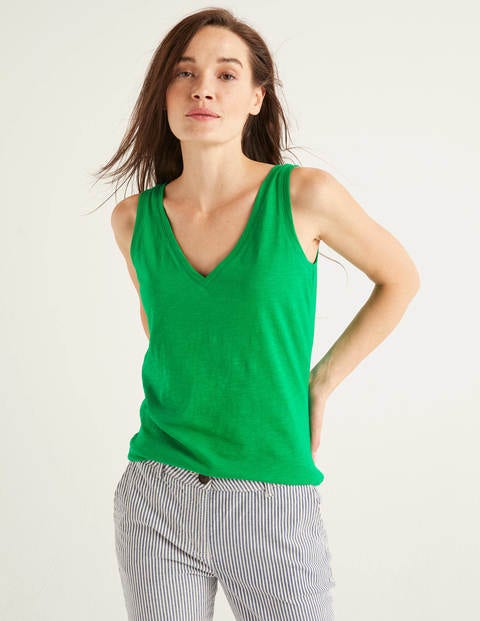 The Cotton Tank - Rich Emerald The Cotton Tank - Rich Emerald