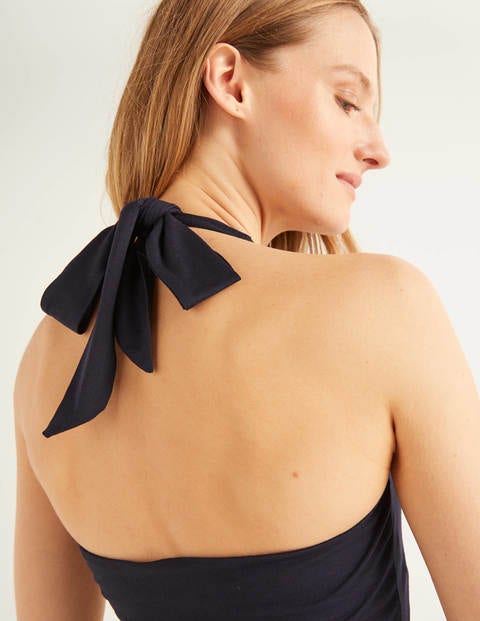 Tess Halterneck Jersey Top - Navy Tess Halterneck Jersey Top - Navy
