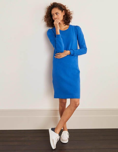 puff sleeve sweatshirt dress