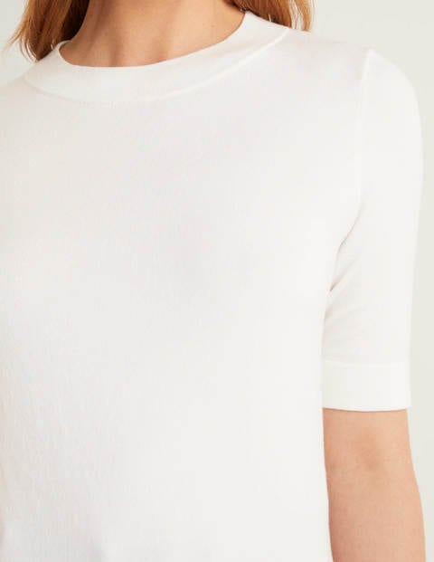 Abingdon Knitted Tee - Ivory Abingdon Knitted Tee - Ivory