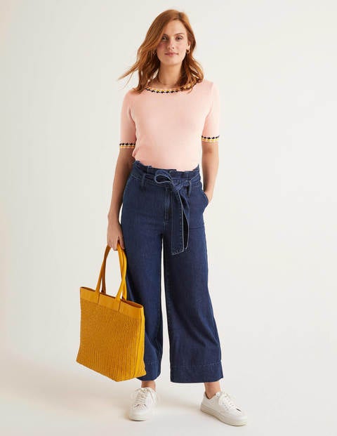 Albemarle Crochet Cotton Tee - Milkshake Albemarle Crochet Cotton Tee - Milkshake