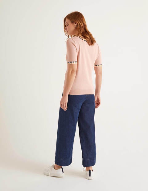 Albemarle Crochet Cotton Tee - Milkshake Albemarle Crochet Cotton Tee - Milkshake
