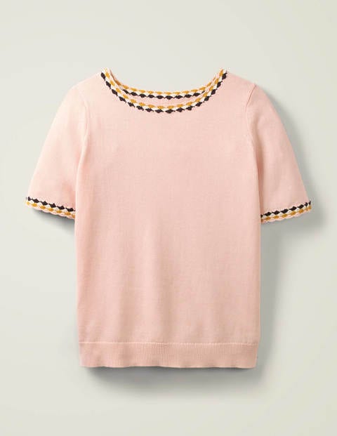 Albemarle Crochet Cotton Tee - Milkshake Albemarle Crochet Cotton Tee - Milkshake