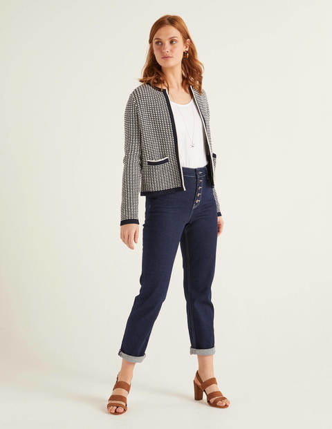 Cranbrook Cotton Cardigan - Navy Cranbrook Cotton Cardigan - Navy
