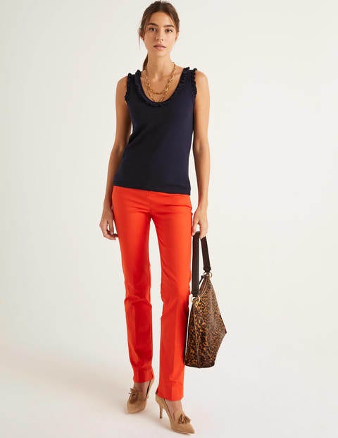 Chicester Frill Knitted Tank - Navy Chicester Frill Knitted Tank - Navy